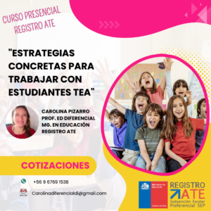 Estrategias concretas para trabajar con estudiantes TEA. Registro ATE